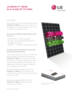 LG MONO XTM NeON: iN A cLAss Of iTs OwN.