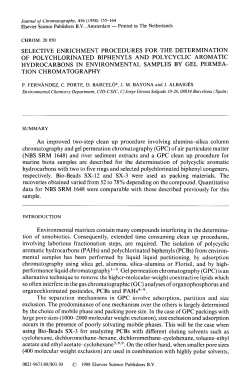 selective enrichment procedures for the determination of - CID-CSIC