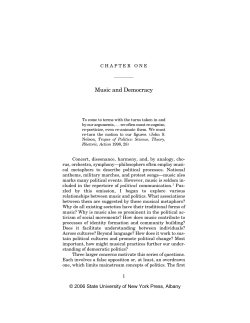 Music and Democracy