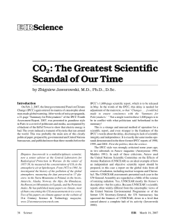 CO2: The Greatest Scientific Scandal of Our Time