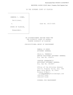 SC13-1426 Juris. Answer Brief