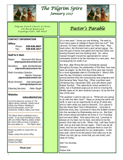January - Pilgrim United Church of Christ
