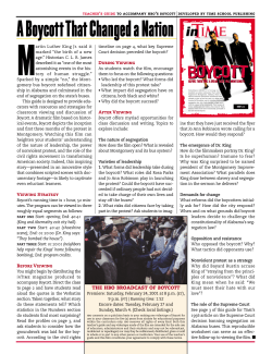 ABoycottThatChangedaNation