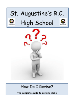 St. Augustine`s R.C. High School