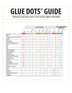 Glue Dots Glue Guide New - Glue Dots International
