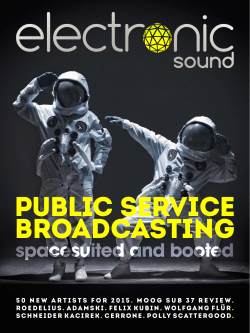 PUBLIC SERVICE BROADCASTING