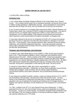 expert report of joe ray witty