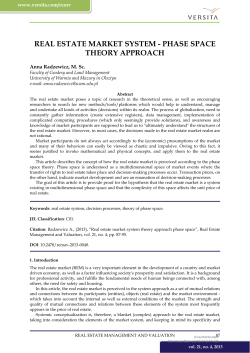 REAL ESTATE MARKET SYSTEM