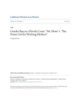 Gender Bias in a Florida Court