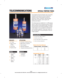 Product Data - Ferraz Shawmut Sales