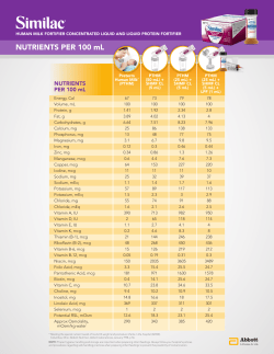 NUTRIENTS PER 100 mL