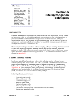 Section 5 Site Investigation Techniques