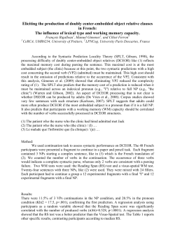 Eliciting the production of doubly center