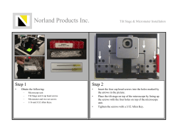 Procedure for Installation and Calibration of Micrometer on a