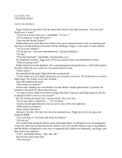 Lord of the Flies CHAPTER EIGHT