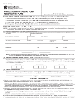 PennDOT Form MV-911
