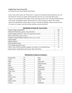 English Inn Signs from 1636 (Juliana de Luna)