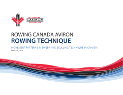 rowing technique