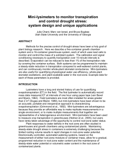 An Automated System for Tracking Transpiration in Potted Plants