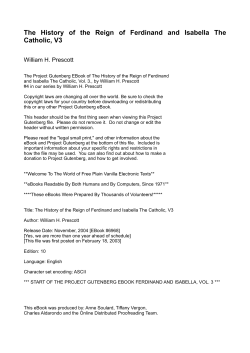 The History of the Reign of Ferdinand and Isabella The Catholic, V3