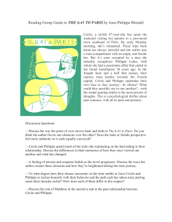 641 to Paris Readers Guide