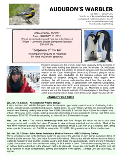 January 2012 - Kern Audubon Society