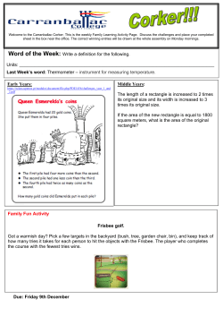 Middle Years: The length of a rectangle is increased to 2 times its