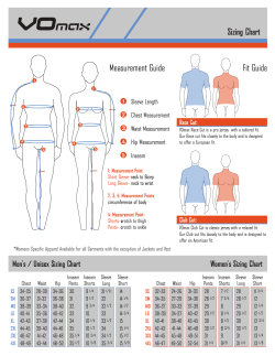 Size Charts