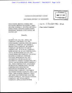 20110527 Comer v. Murphy`s Oil (re