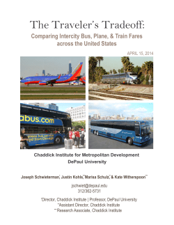 The Traveler`s Tradeoff