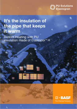 It`s the insulation of the pipe that keeps it warm