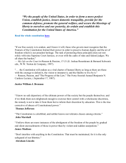 Constitution Day Quotes - The Dred Scott Heritage Foundation