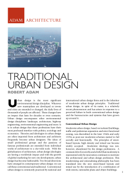 traditional urban design