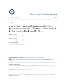 Intra-annual variation in fish communities and habitat associations in