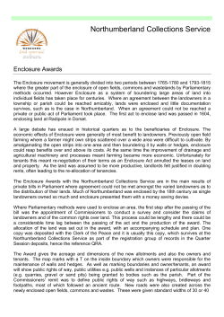 Enclosure Awards
