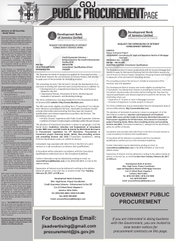 Procurement Page #1 February 21, 2017