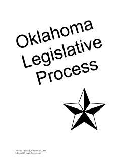 How a Bill Becomes a Law - Oklahoma Nurses Association
