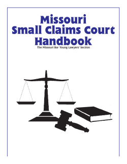 Missouri Small Claims Court Handbook