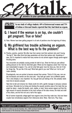 Q. I heard if the woman is on top, she couldn`t get pregnant. True or