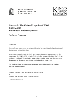 Aftermath - King`s College London
