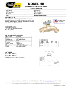 Submittal Sheet :: 35-200