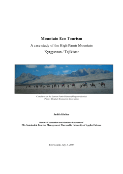 Mountain Eco Tourism - Fh