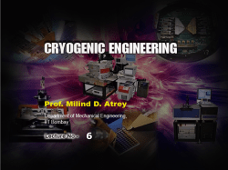(6-3-2) NPTEL - Properties of Materials at Cryogenic Temperature