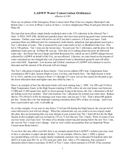 LADWP Water Conservation Ordinance