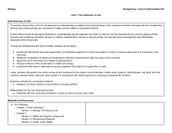 Unit 1: The Chemistry of Life.docx