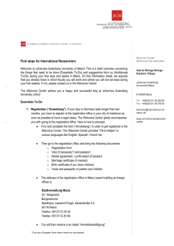 To-Do List First Steps - JGU Blogs