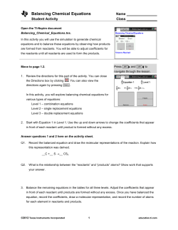 Student Activity PDF - TI Education