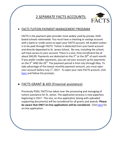 2 separate facts accounts