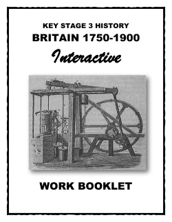 britain 1750-1900 work booklet