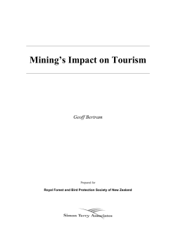 Mining`s Impact on Tourism